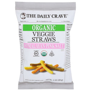 THE DAILY CRAVE - Organic Veggie Straws Himalayan Pink Salt