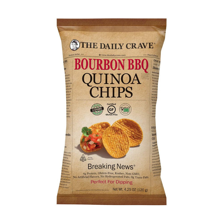 The Daily Crave - Bourbon BBQ Quinoa Chips 4.25 OZ - (Pack of 8)