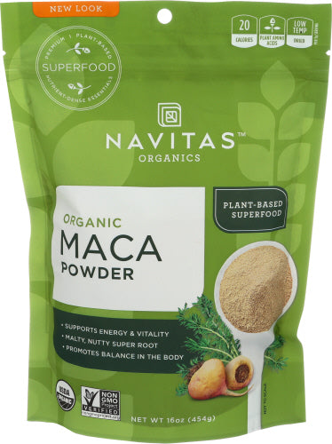 NAVITAS - MACA POWDER ORG 16 OZ - Pack of 1