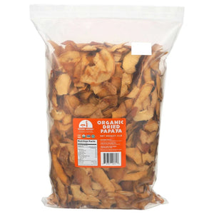 Mavuno Harvest - Papaya Dried Fruit Snacks, 5 lb