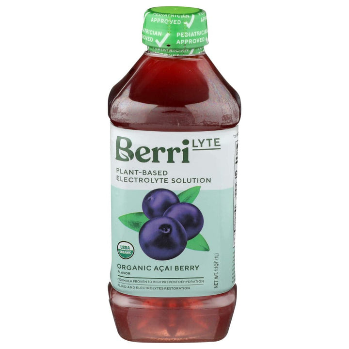 Berri Lyte - Organic Acai Electrolyte Solution, 1 L - Pack of 1