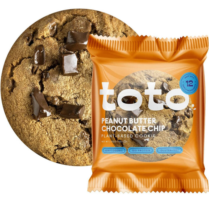 Toto Foods - Cookie Peanut Butter Chocolate Chip 2.5 OZ - Pack of 10