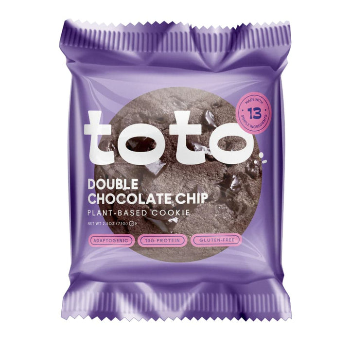 Toto Foods - Cookie Double Chocolate Chip 2.5 OZ - Pack of 10