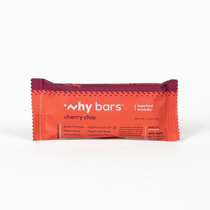 Why Bars - Cherry Chia Bar 2.04 OZ - Pack of 12