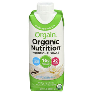 Orgain - Organic Vegan Protein Powder Sweet Vanilla Bean - 11floz