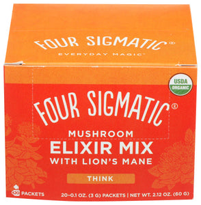 Four Sigmatic - Elixir Mix W/ Lions Mane 2.12 Oz - Pack Of 1