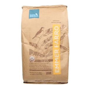 Bluebird - Organic Whole Grain Emmer Farro, 25 lb