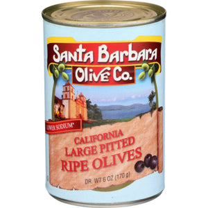 Santa Barbara - Pitted Ripes California Olives Large Black