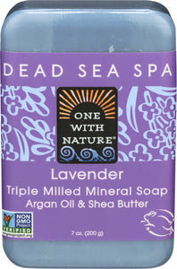 ONE WITH NATURE SOAP BAR LAVENDER 7 OZ - Pack of 1