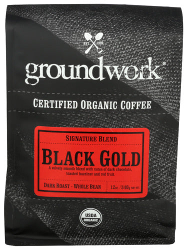 Groundwork Coffee - Coffee Wb Black Gold Org 12 Oz - (Pack of 6)