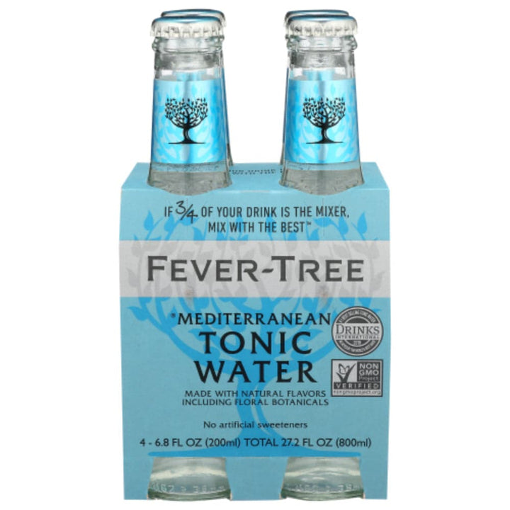 Fever-Tree - Mediterranean Tonic Water 4pk 27.2 FO - (Pack of 6)