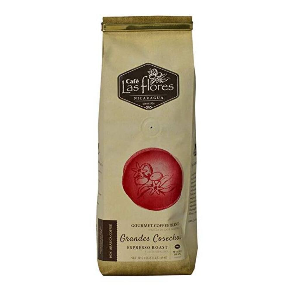 Cafe Las Flores Coffee Whole Bean Medium Roast, 16 Oz (Pack Of 6)