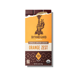 Beyond Good - Bar Chocolate Orange Zest, 2.64 oz