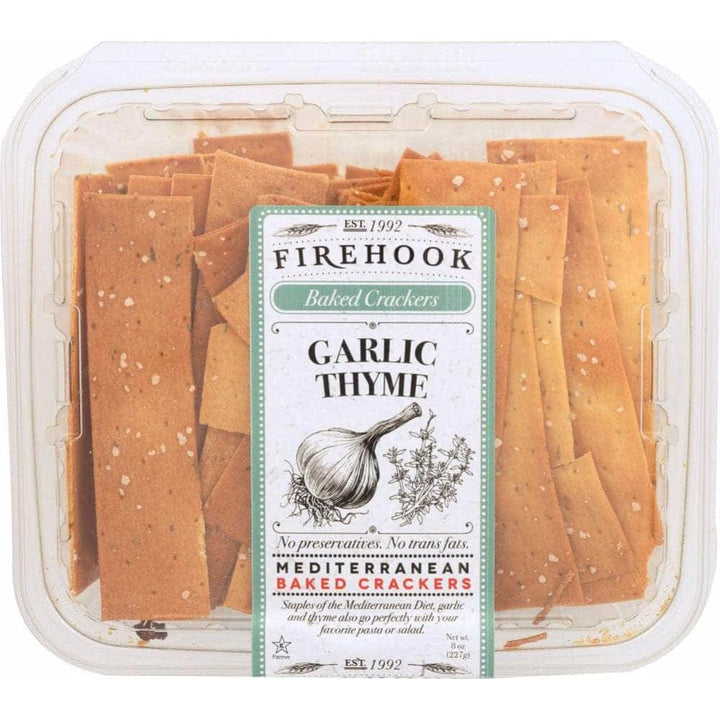 Firehook - Mediterranean Baked Crackers - Garlic Thyme