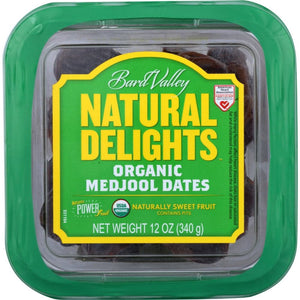 Bard Valley - Natural Delights Organic Medjool Dates, 12 Oz - Pack of 1