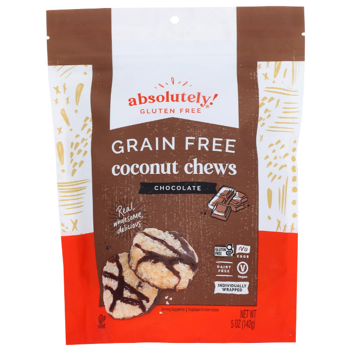 Absolutely Gluten Free - Chews Coconut With Cocoa, 5 Oz - Pack of 12