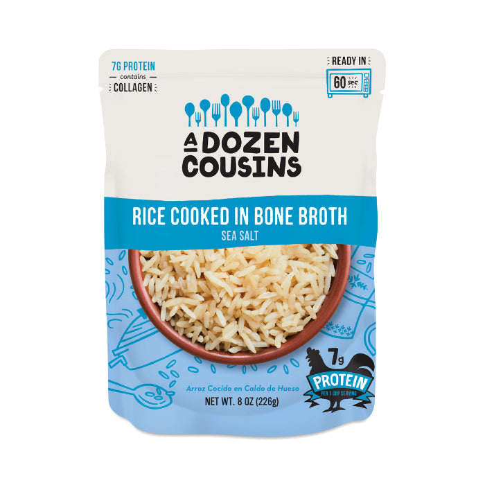 A Dozen Cousins - Sea Salt Ready-To-Eat Rice, 8 Oz - Pack of 6