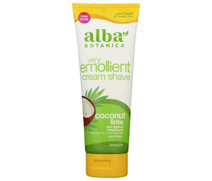 Alba Botanica - Shave Cream Coconut Lime, 8 Oz - Pack of 1