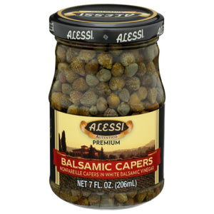 Alessi - Balsamic Capers, 7 Oz - Pack of 6