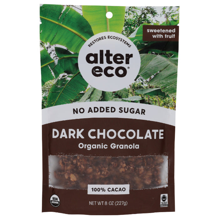 Alter Eco - Granola Dark Chocolate 8 Oz - Pack of 6