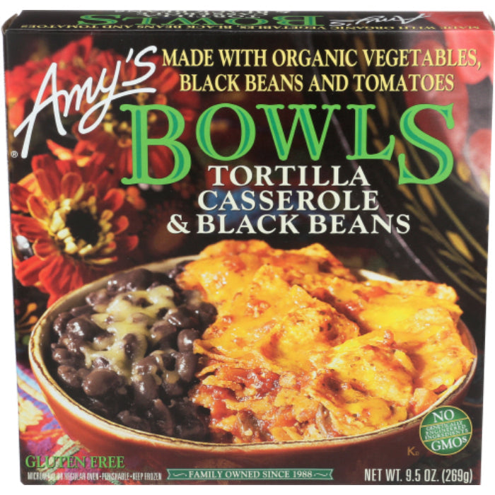 Amy's - Bowl Tortilla Casserole Black Bean GF, 9.5 Oz - Pack Of 12