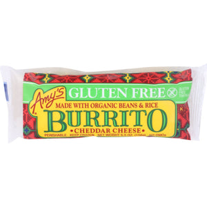 Amy's - Burrito Bean & Cheese GF, 5.5 Oz - Pack Of 12