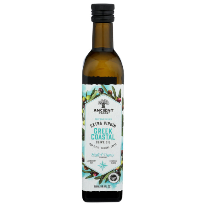 Ancient Foods Oil - Olive Extra Virgin Coast, 500 ml - Pack Of 6