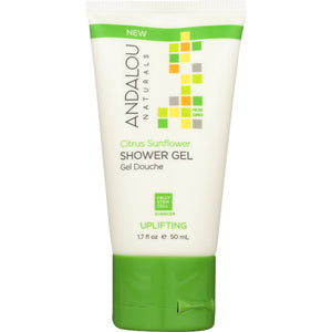 Andalou Naturals - Gel Shower Trial Size Citrus, 1.7 fl oz - Pack of 6