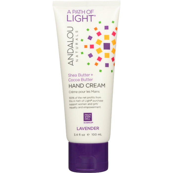 Andalou Naturals - Hand Cream Lavender Shea, 3.4 oz