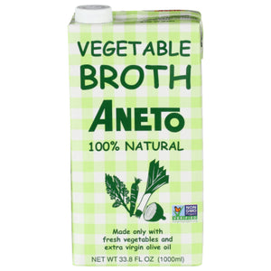 Aneto - Broth Vegetable, 1 L - Pack of 6