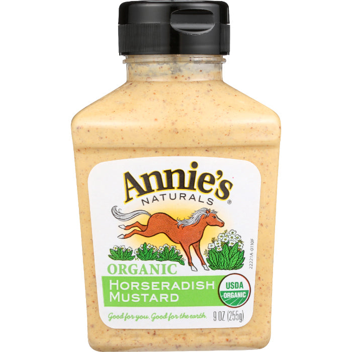 Annies Homegrow - Mustard - Horseradish, 9oz (Pack of 1)