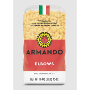 Armando - Pasta Elbows, 16 Oz - Pack of 12