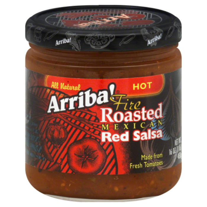 Arriba! - Salsa Red Hot, 16 Oz - Pack of 6