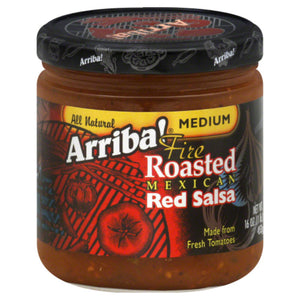 Arriba! - Salsa Red Medium, 16 Oz - Pack of 6