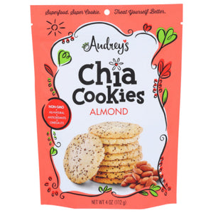 Audrey's - Cookie Chia Almond, 4 Oz - Pack of 6