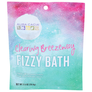 Aura Cacia - Bath Fizz Clearing Breeze, 2.5 OZ - Pack of 6