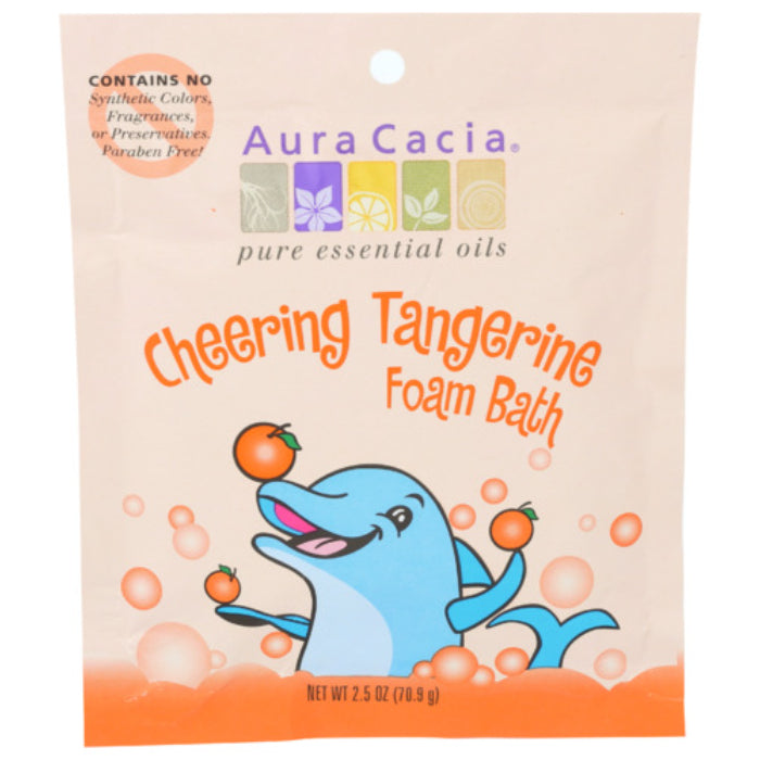 Aura Cacia - Bath Foam Kid Cheering, 2.5 OZ - Pack of 6