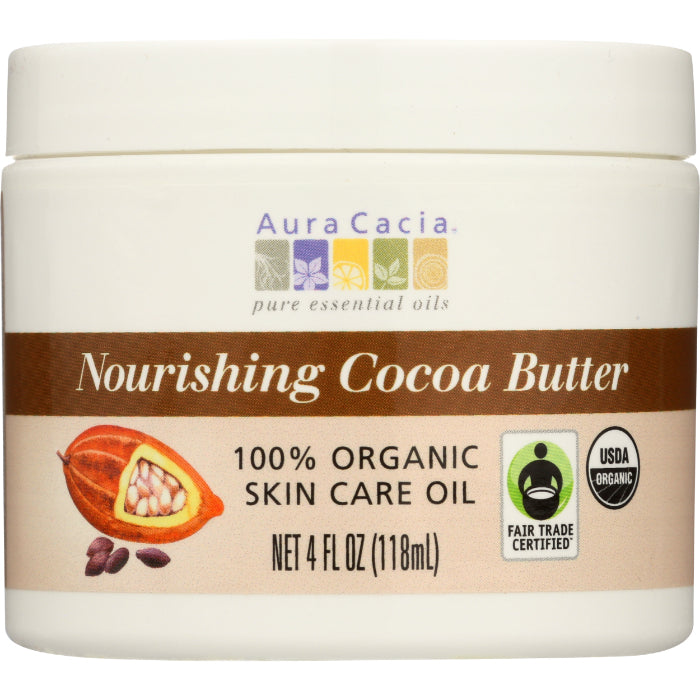 Aura Cacia - Cocoa Butter Organic, 4 oz - Pack of 3