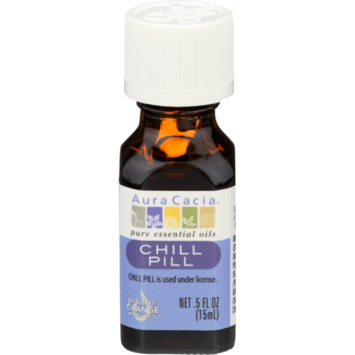 Aura Cacia - Essential Solutions Chill Pill, 0.5 oz - Pack of 1