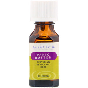 Aura Cacia - Essential Solutions Panic Button, 0.5 oz - Pack of 1