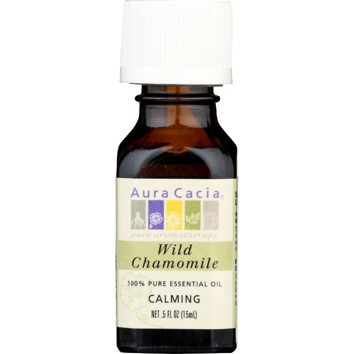 Aura Cacia - Essential Oil Chamomile Wild, 0.5 oz - Pack of 1