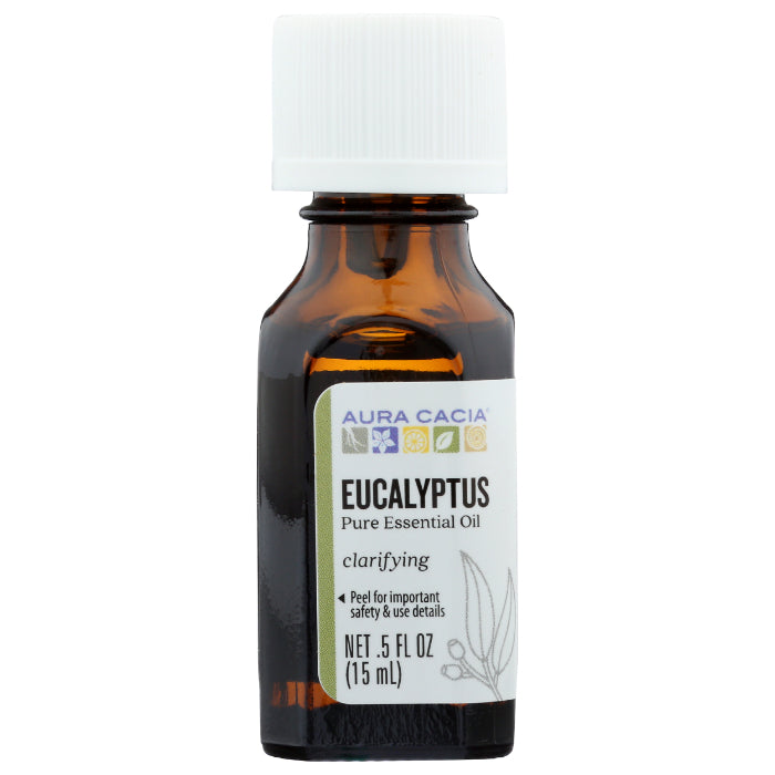 Aura Cacia - Essential Oil Eucalyptus, 0.5 oz - Pack of 1