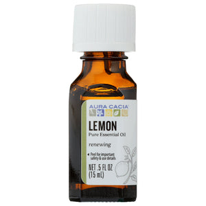 Aura Cacia - Essential Oil Lemon, 0.5 oz - Pack of 1