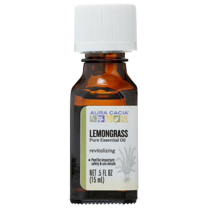 Aura Cacia - Essential Oil Lemongrass, 0.5 oz - Pack of 1