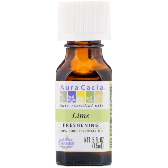 Aura Cacia - Essential Oil Lime, 0.5 oz - Pack of 1