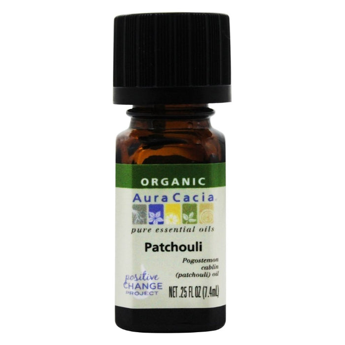 Aura Cacia - Essential Oil Organic Patchouli, 0.25 oz - Pack of 1