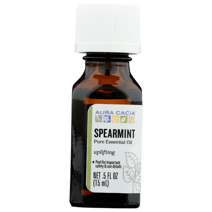 Aura Cacia - Essential Oil Spearmint, 0.5 oz - Pack of 1