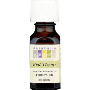 Aura Cacia - Essential Oil Thyme Red, 0.5 oz - Pack of 1