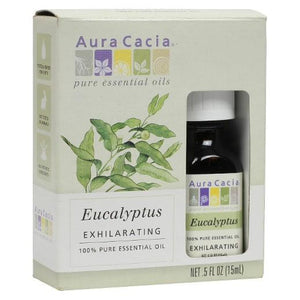 Aura Cacia - Essential Oil Eucalyptus Boxed, 0.5 oz - Pack of 1