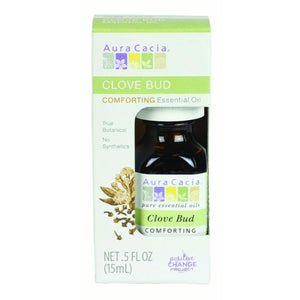 Aura Cacia - Essential Oil Clove Bud, 0.5 Fl Oz - Pack of 1